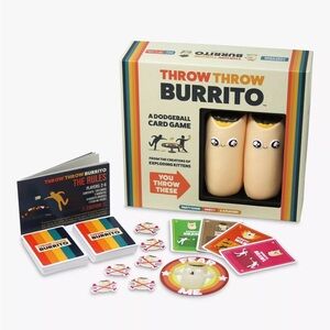 Throw Throw Burrito Dodgeball Card Game Brand New